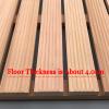 Bamboo Duckboard Bath Mat,Natural Wood Bath Shower Mat, Wooden Slatted Duck Board for Bathtub Spa Sauna, Waterproof Large Floor Mat for Indoor and Outdoor,Customizable,60x120cm/24x47in view 2