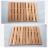 Bamboo Duckboard Bath Mat,Natural Wood Bath Shower Mat, Wooden Slatted Duck Board for Bathtub Spa Sauna, Waterproof Large Floor Mat for Indoor and Outdoor,Customizable,60x120cm/24x47in view 4