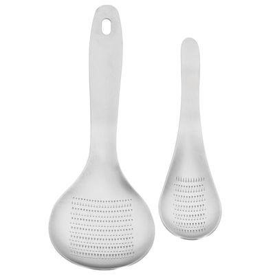 Baluue Stainless Steel Garlic Grinder and Ginger Crusher Spoon Manual Kitchen Grater Tool for Food Prep and Fruit Vegetable Grating Portable Size 8.46X2.76In