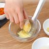Baluue Stainless Steel Garlic Grinder and Ginger Crusher Spoon Manual Kitchen Grater Tool for Food Prep and Fruit Vegetable Grating Portable Size 8.46X2.76In view 2