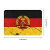 KOSPOGO Flag of East Germany Texture Effect Bathroom Rugs Ultra Soft Non Slip Bath Mat Durable Kitchen Bedroom Rug 16x24 Inch Area Rug Door Mat view 3
