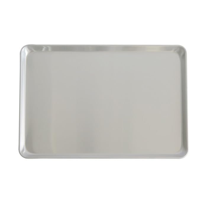 CAC China ASHP-1826T-O 12 Gauge Full Size Aluminum Sheet Pan, Open Bead, 26" x 18"