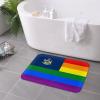 KOSPOGO Pride Rainbow LGBT Flag of Maine Bathroom Rugs Ultra Soft Non Slip Bath Mat Durable Kitchen Bedroom Rug 16x24 Inch Area Rug Door Mat view 4