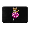 KOSPOGO Cute Corgi Dog Lollipop Bathroom Rugs Ultra Soft Non Slip Bath Mat Durable Kitchen Bedroom Rug 16x24 Inch Area Rug Door Mat view 1