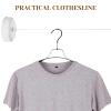 iplusmile Retractable Clothesline for Travel Home Portable Drying Laundry Line Base Space-Saving Strong Design for Wet Clothes Apparel More view 2