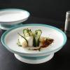 SONGCHAO Party Supplies Creative Round Ceramic Dinner Plate Simple Fruit Tray Cooking Dish High Feet Vegetable Plate Hotel Tableware Desserts Tray Dish Plates Party Plates (Color : 12 inch) view 3