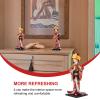 ABOOFAN Kimono Geisha Doll, Japanese Kimono Geisha Doll Fortune Statue Mini Kimono Girl Statue Japanese Traditional Figurine Folk Ethnic Decor for Home Office view 3