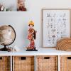 ABOOFAN Kimono Geisha Doll, Japanese Kimono Geisha Doll Fortune Statue Mini Kimono Girl Statue Japanese Traditional Figurine Folk Ethnic Decor for Home Office view 4