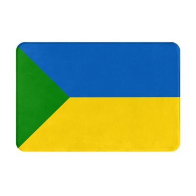KOSPOGO Flag of Green Ukraine Bathroom Rugs Ultra Soft Non Slip Bath Mat Durable Kitchen Bedroom Rug 16x24 Inch Area Rug Door Mat