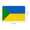 KOSPOGO Flag of Green Ukraine Bathroom Rugs Ultra Soft Non Slip Bath Mat Durable Kitchen Bedroom Rug 16x24 Inch Area Rug Door Mat view 3