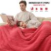 ESTINGO Electric Blanket King Size, Heated Blanket King with Dual Control of 5 Heating Levels & 10 Hours Auto Off, Electric Blanket Sherpa with Overheat Protection for Bedding, 100"X90", Rose Pink view 3