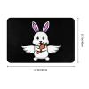 KOSPOGO Cute Bunny Flying with Wings and Holding Carrots Bathroom Rugs Ultra Soft Non Slip Bath Mat Durable Kitchen Bedroom Rug 16x24 Inch Area Rug Door Mat view 3