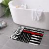 KOSPOGO American Flag Submarine Veteran Bathroom Rugs Ultra Soft Non Slip Bath Mat Durable Kitchen Bedroom Rug 16x24 Inch Area Rug Door Mat view 4