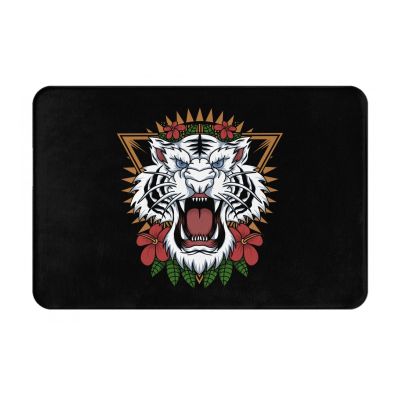 KOSPOGO Handsome Tigers Bathroom Rugs Ultra Soft Non Slip Bath Mat Durable Kitchen Bedroom Rug 16x24 Inch Area Rug Door Mat