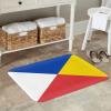 KOSPOGO Flag of The Mayan People Bathroom Rugs Ultra Soft Non Slip Bath Mat Durable Kitchen Bedroom Rug 16x24 Inch Area Rug Door Mat view 2