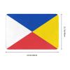 KOSPOGO Flag of The Mayan People Bathroom Rugs Ultra Soft Non Slip Bath Mat Durable Kitchen Bedroom Rug 16x24 Inch Area Rug Door Mat view 3