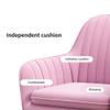 TUOYIBO Chair Home Office Chair Padded Swivel Computer Task Chair Adjustable Desk Chair with Swivel Casters for Office Leisure view 4