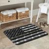 KOSPOGO United States Thin Camo Line Flag Bathroom Rugs Ultra Soft Non Slip Bath Mat Durable Kitchen Bedroom Rug 16x24 Inch Area Rug Door Mat view 2