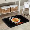 KOSPOGO I Love Paella Bathroom Rugs Ultra Soft Non Slip Bath Mat Durable Kitchen Bedroom Rug 16x24 Inch Area Rug Door Mat view 2