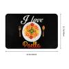 KOSPOGO I Love Paella Bathroom Rugs Ultra Soft Non Slip Bath Mat Durable Kitchen Bedroom Rug 16x24 Inch Area Rug Door Mat view 3
