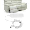 Marhynchus 8 Pin Remote Handset Controller for Recliners, 2 Button Chair Hand Control with 90 Degree Round Plug, Replacement for Power Lift Chairs view 2
