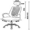 Office Chair Armchair Ergonomics High Back Computer Desk Chair Net Cloth Swivel Chair Work Chair Game Chair Chair (Color : Purple) Needed view 2