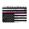 KOSPOGO American Flag Thin Pink Line Bathroom Rugs Ultra Soft Non Slip Bath Mat Durable Kitchen Bedroom Rug 16x24 Inch Area Rug Door Mat view 1