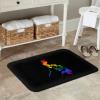 KOSPOGO LGBT Flag Map of The Philippines Bathroom Rugs Ultra Soft Non Slip Bath Mat Durable Kitchen Bedroom Rug 16x24 Inch Area Rug Door Mat view 2