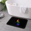 KOSPOGO LGBT Flag Map of The Philippines Bathroom Rugs Ultra Soft Non Slip Bath Mat Durable Kitchen Bedroom Rug 16x24 Inch Area Rug Door Mat view 4