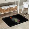 KOSPOGO Zombie Rebel Bathroom Rugs Ultra Soft Non Slip Bath Mat Durable Kitchen Bedroom Rug 16x24 Inch Area Rug Door Mat view 2