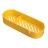 Cyrank Wall Mount Bathroom Shower Shelf, Bath Shelves Bathroom Shelves for Wall Plastic Adhesive Shelf Shower Caddy Organizer Basket Yellow Storage Rack Shampoo Spice Holder view 1