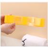Cyrank Wall Mount Bathroom Shower Shelf, Bath Shelves Bathroom Shelves for Wall Plastic Adhesive Shelf Shower Caddy Organizer Basket Yellow Storage Rack Shampoo Spice Holder view 2