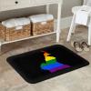 KOSPOGO LGBT Flag Map of Cameroon Bathroom Rugs Ultra Soft Non Slip Bath Mat Durable Kitchen Bedroom Rug 16x24 Inch Area Rug Door Mat view 2