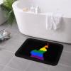 KOSPOGO LGBT Flag Map of Cameroon Bathroom Rugs Ultra Soft Non Slip Bath Mat Durable Kitchen Bedroom Rug 16x24 Inch Area Rug Door Mat view 4