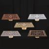 ZMQJEQANBG Shower Floor Preventer Sewer Swirl Drain Covers Brass Floor Drain 6 Inch Square Drain Removable Cover Bathroom Drainer with Hair Sieve for Kitchen Washroom Garage (Color : Silver) view 2