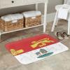 KOSPOGO Flag Map of Prince Edward Island Bathroom Rugs Ultra Soft Non Slip Bath Mat Durable Kitchen Bedroom Rug 16x24 Inch Area Rug Door Mat view 2