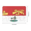 KOSPOGO Flag Map of Prince Edward Island Bathroom Rugs Ultra Soft Non Slip Bath Mat Durable Kitchen Bedroom Rug 16x24 Inch Area Rug Door Mat view 3