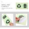 HOODANCOS Luminous Recycle Trash Can Sticker, 1 Sheet Glow in The Dark Recycle Trash Symbols Sticker Recycle Decals Garbage Sorting Trash Bin Stickers for Trash Can Recycle Bin view 2