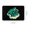 KOSPOGO Terror of The Green Skull Bathroom Rugs Ultra Soft Non Slip Bath Mat Durable Kitchen Bedroom Rug 16x24 Inch Area Rug Door Mat view 3