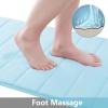 Buganda Memory Foam Bath Mat, 47" x 24", Ultra Soft and Non-Slip Bathroom Rugs, Water Absorbent and Machine Washable Bath Rug Runner for Bathroom, Shower, and Tub, Light Blue view 2