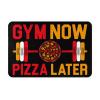 KOSPOGO Gym Now Pizza Later Bathroom Rugs Ultra Soft Non Slip Bath Mat Durable Kitchen Bedroom Rug 16x24 Inch Area Rug Door Mat view 1