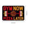 KOSPOGO Gym Now Pizza Later Bathroom Rugs Ultra Soft Non Slip Bath Mat Durable Kitchen Bedroom Rug 16x24 Inch Area Rug Door Mat view 3
