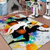 Basketball Rug for Boys Bedroom - Sports Rug for Boys Bedroom Kids Carpet, Basketball Carpet for Playroom Living Room Floor Mats Indoor Outdoor, 3x5 Feet view 3