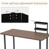 HomeLoft Basics Clamp-on Desktop Shelving, Clamp on Above or Below Desk 2-Tier Shelving Unit with Adjustable Storage Tray for Table Accessories, Gaming Devices, Gift view 4