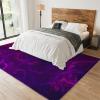 Mysterious Light Luxury Purple Area Carpet, Abstract Modern Living Room Rugs, Ultra-Thin Rug Comfortable Breathable Soft Skin-Friendly, Runner Carpet for Bedroom Study Dining Room 60" W x 72" L view 4