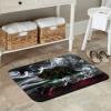 KOSPOGO Smoke Flag of California Bathroom Rugs Ultra Soft Non Slip Bath Mat Durable Kitchen Bedroom Rug 16x24 Inch Area Rug Door Mat view 2