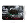 KOSPOGO Smoke Flag of California Bathroom Rugs Ultra Soft Non Slip Bath Mat Durable Kitchen Bedroom Rug 16x24 Inch Area Rug Door Mat view 3
