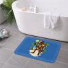 KOSPOGO Robot at The Beach Bathroom Rugs Ultra Soft Non Slip Bath Mat Durable Kitchen Bedroom Rug 16x24 Inch Area Rug Door Mat view 4