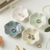 LUNCHS Lotus Leaf Trinket Dish Jewelry Ring Dish for Best Friends and Sisters Store Bracelets and Earrings Jewelry Dish(Color:Green) view 2