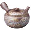 Banko Ware 16636 Teapot Kutani Painting Teapot, For 2 People, Capacity: Approx. 10.1 fl oz (300 ml), No. 2, New Turtle, Red Fuji, Red Plum Shape, Yoshino Cherry Blossoms, Made in Japan view 1